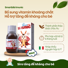 TPBVSK Smartbibi Imunic - Siro hỗ trợ tăng đề kháng cho trẻ