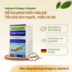TPBVSK Heilusan Omega 3 Kapseln - hỗ trợ phát triển não bộ, tốt cho mắt, da