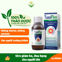 TPBVSK TussiFlux Adult - hỗ trợ giảm ho cho người lớn