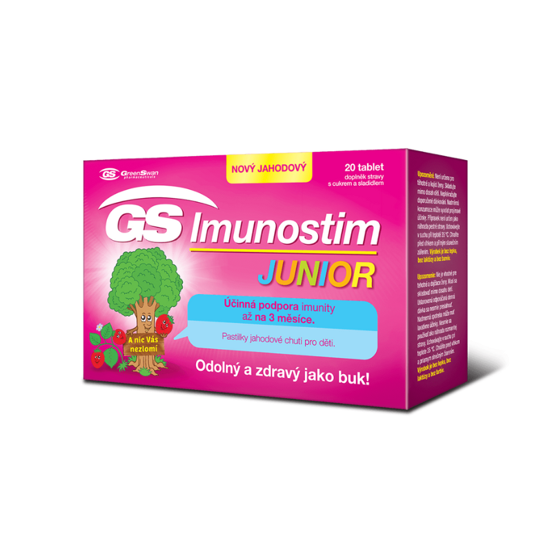 Viên ngậm cây sồi GS Imunostim junior tăng đề kháng hô hấp cho bé