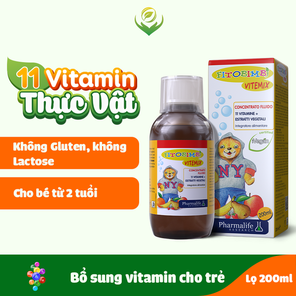 Fitobimbi Vitemix - Nguồn vitamin từ thực vật cho bé