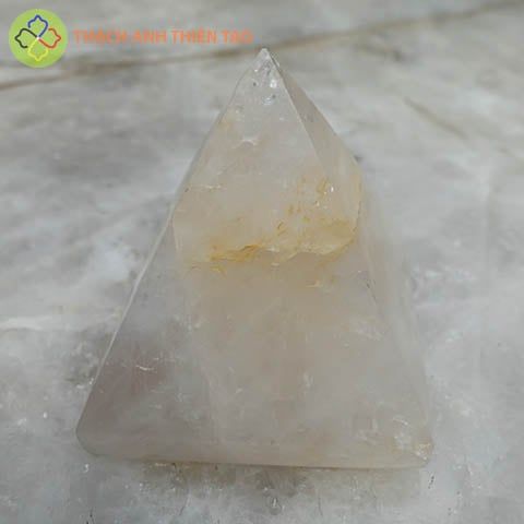  Kim tự tháp thạch anh trắng 