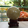Cầu thạch anh vàng khói nặng 2.51kg, đường kính 12cm