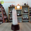 Trụ thạch anh hồng nặng 700gr, cao 23.5cm