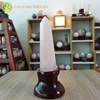 Trụ thạch anh hồng nặng 700gr, cao 25cm