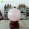  Cầu thạch anh hồng nặng 2.1kg, đường kính 110cm 