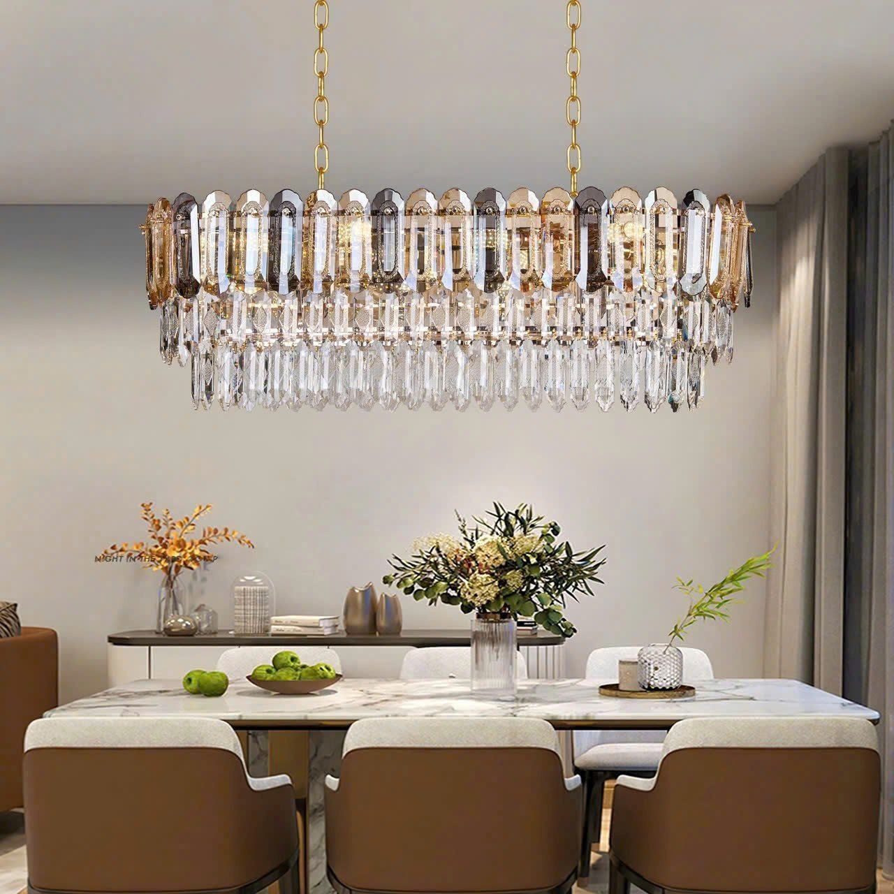  Đèn thả pha lê TPL 027 - L1000 