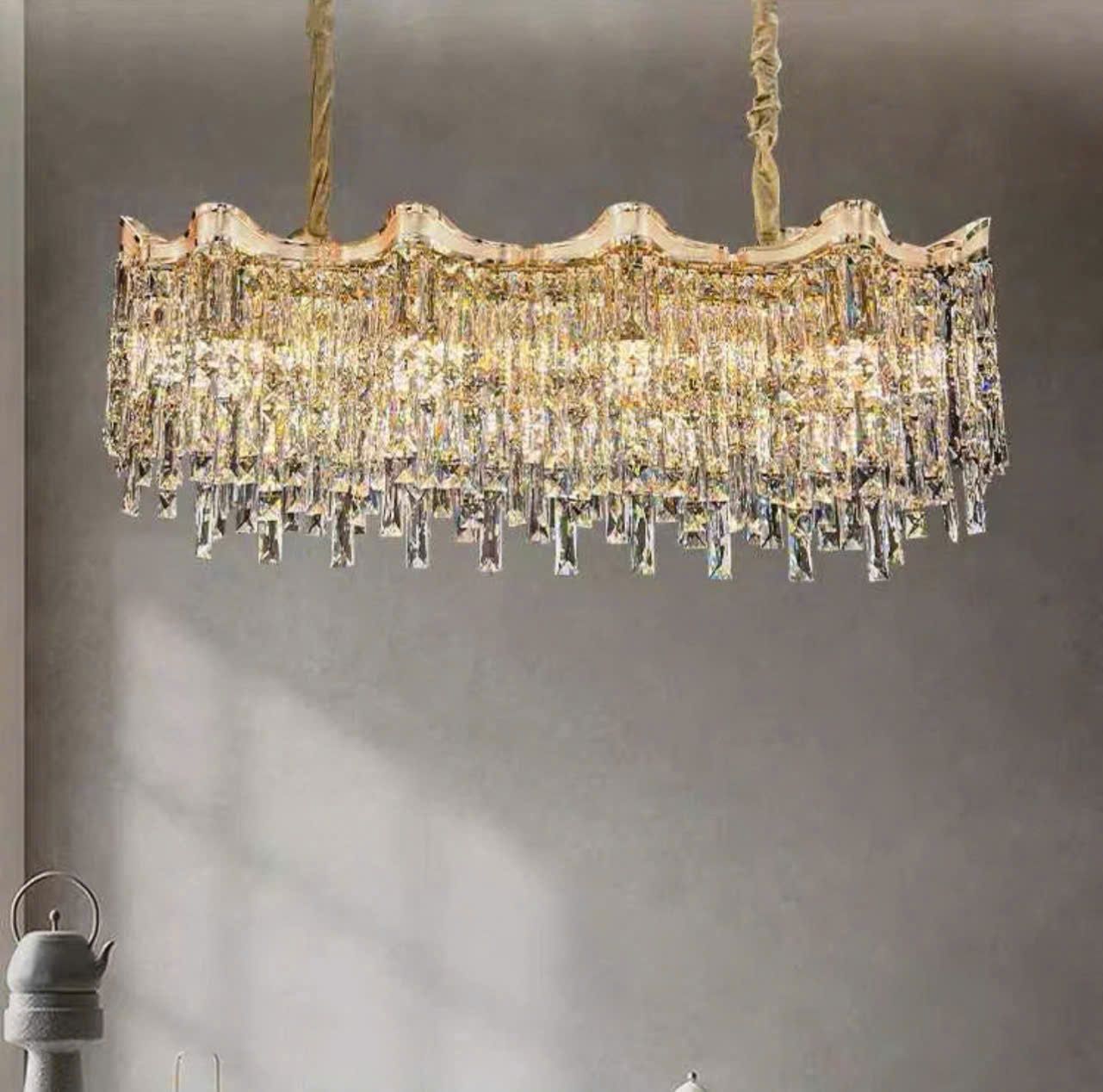  Đèn thả pha lê TPL 033 - L1000 