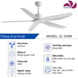  Quạt trần 5 cánh động cơ DC - FTL 521 