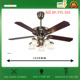  Quạt trần 5 cánh động cơ DC - FTL 553 