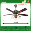 Quạt trần 5 cánh động cơ DC - FTL 553