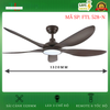  Quạt trần 5 cánh động cơ DC - FTL 528 