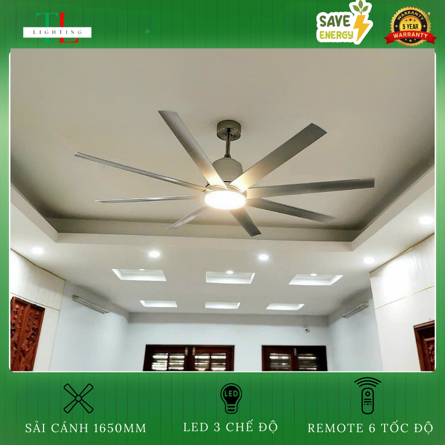  Quạt trần 8 cánh động cơ DC - FTL 811 