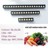  Đèn rọi nam châm - Chip led Osram 