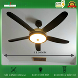  Quạt trần 5 cánh động cơ DC - FTL 534 