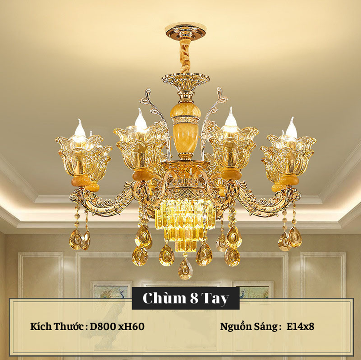  Đèn chùm tân cổ điển DC 0812 
