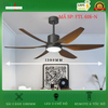 Quạt trần 6 cánh lộc phát động cơ DC - FTL 618