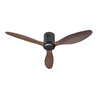 Quạt trần 3 cánh DCT 418 - vân gỗ đậm