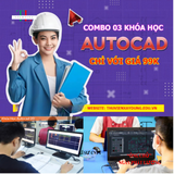  COMBO 3 khóa học AutoCad 2D, 3D 