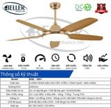  Quạt trần Beller 52BL – 195Y 