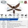 Quạt trần Beller 51BL – 074B CD