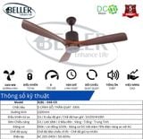  Quạt trần Beller 51BL – 045 CD 