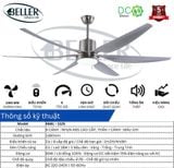  Quạt trần Beller 52BL – 122S 