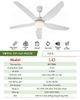 Quạt trần 5 cánh DCT Fan 143