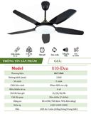  Quạt trần 5 cánh DCT Fan 810 
