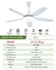 Quạt trần 5 cánh DCT Fan 810