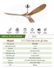 Quạt trần 3 cánh DCT Fan 217 - Gỗ nhạt