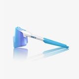  Kính thể thao | 100% AEROCRAFT Matte White HiPER® Blue Mirror 