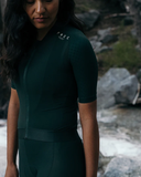  Áo đạp xe Nữ | Pedal Mafia Womens PMCC Jersey - Pine Green 