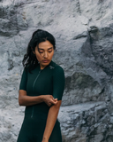  Áo đạp xe Nữ | Pedal Mafia Womens PMCC Jersey - Pine Green 