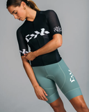  Áo đạp xe Nữ | Pedal Mafia Womens Core Jersey - Black 