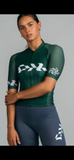  Áo đạp xe Nữ | Pedal Mafia Womens Pro Core Jersey - Forest White 