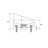  Phụ kiện FastTT | Bộ nâng tay nghỉ chỉnh góc (Tiêu chuẩn) 