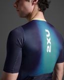  Trisuit nam | 2XU Mens Aero Hex Sleeved Trisuit 