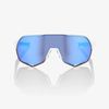  Kính thể thao | 100% S2 Matte White HiPER® Blue Multilayer Mirror Lens 