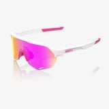  Kính thể thao | 100% S2 Matte White/Pink HiPER® Vital Pink Mirror 