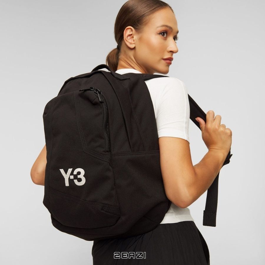  Ba lô Y-3 Unisex's Classic Logo Embroidered Backpack IJ9881 Màu Đen 