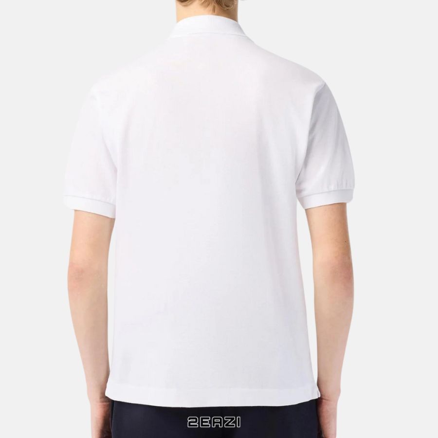  Áo Lacoste Men's Flocked Piqué Polo Shirt PH7419 Màu Trắng 