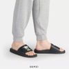 Dép Coach X Peanuts Men's  Slide With Snoopy CF164 Màu Đen
