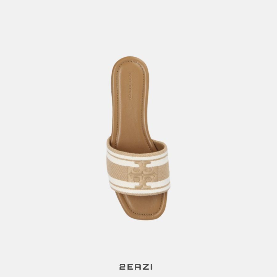  Dép Tory Burch Women's Double T Slide 150686 Màu Be 