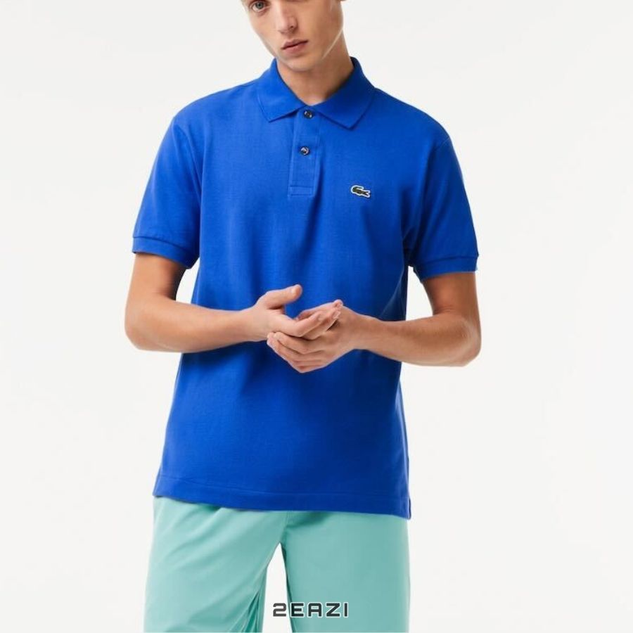  Áo Lacoste Men's Classic Fit L1212 Polo Màu Xanh Dương 