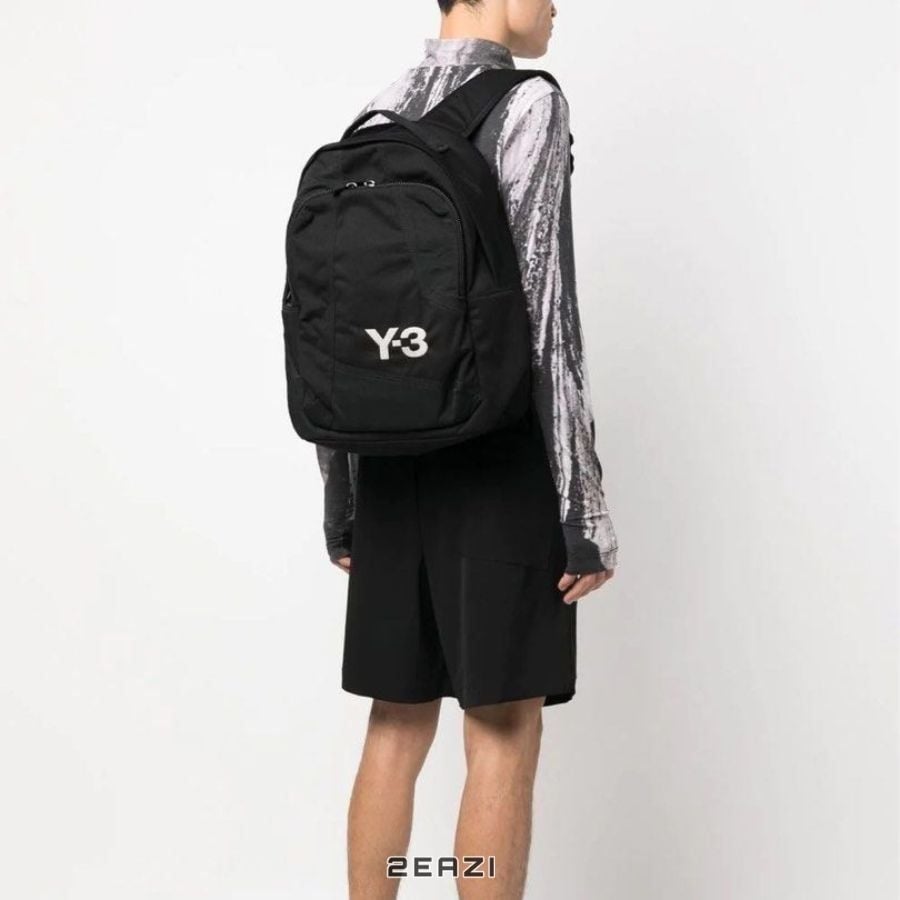  Ba lô Y-3 Unisex's Classic Logo Embroidered Backpack IJ9881 Màu Đen 