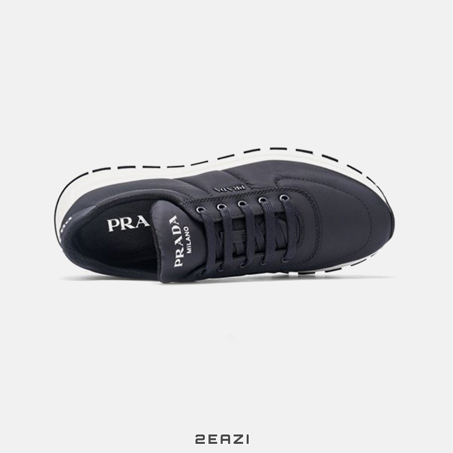  Giày Prada Men's Re-nylon Logo Sneakers 2EG366 Màu Đen 