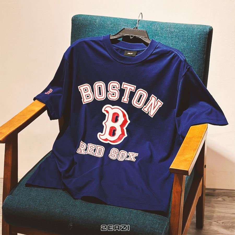  Áo MLB Varsity Boston Red Sox T-Shirt 3ATSV0233_43NYS Màu Xanh Navy 