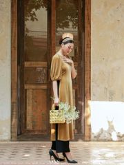 Áo dài Vàng Anh-ĐG_399K