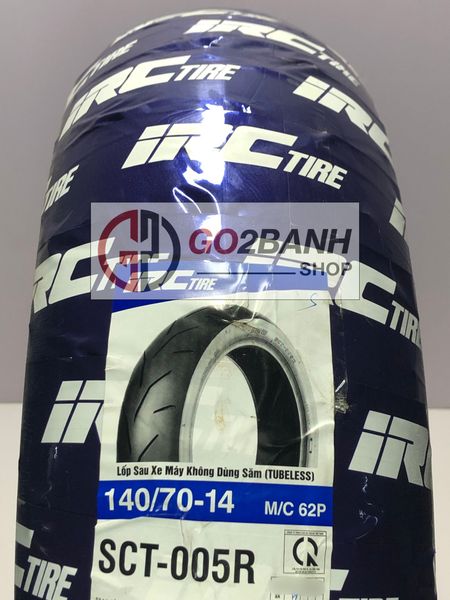 Irc 14 Vỏ Irc 140/70/14 Bánh Sau NVX 155cc - Không Ruột – Go2banh.com